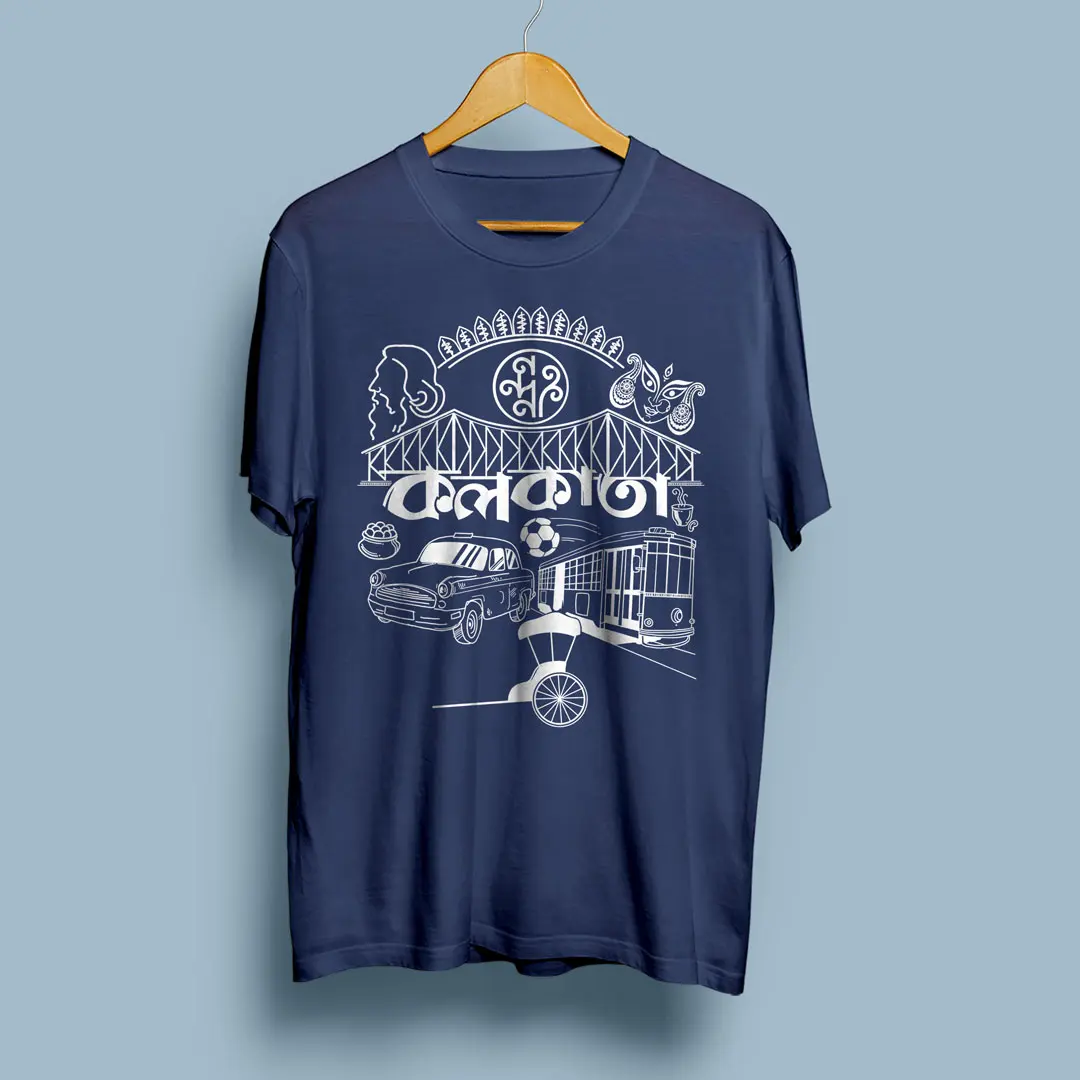Kolkata - Bengali Graphic T-Shirts